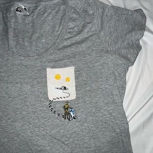 NEW ladies 2XL Star Wars R2-D2 C-3PO